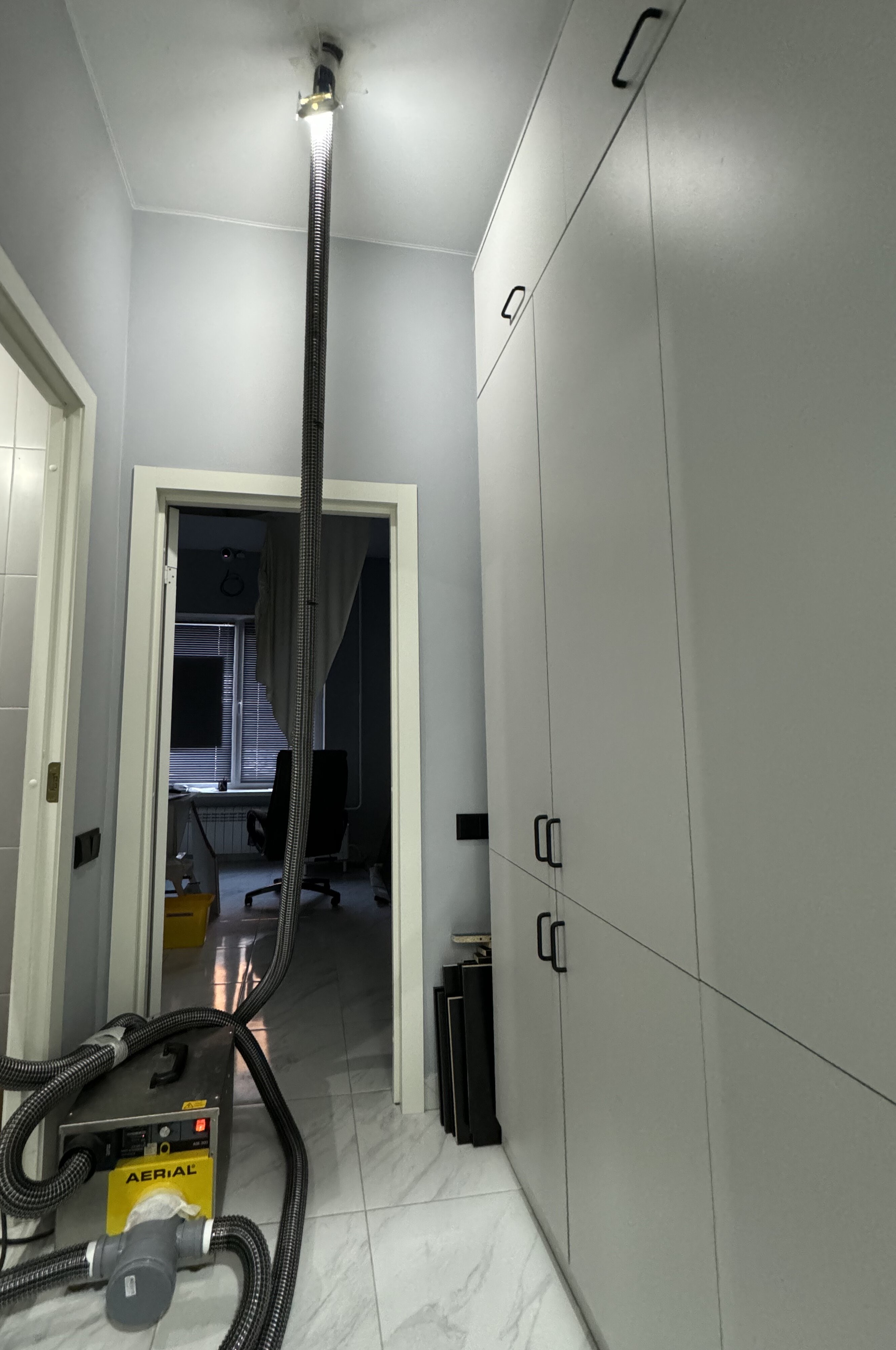 Просушка потолка